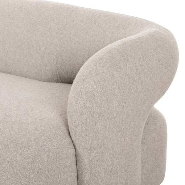 Mazie Sofa In 94" In Crete Pebble