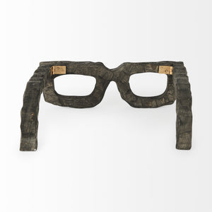 Elliot 13L x 14W Brown Wooden Eyeglasses