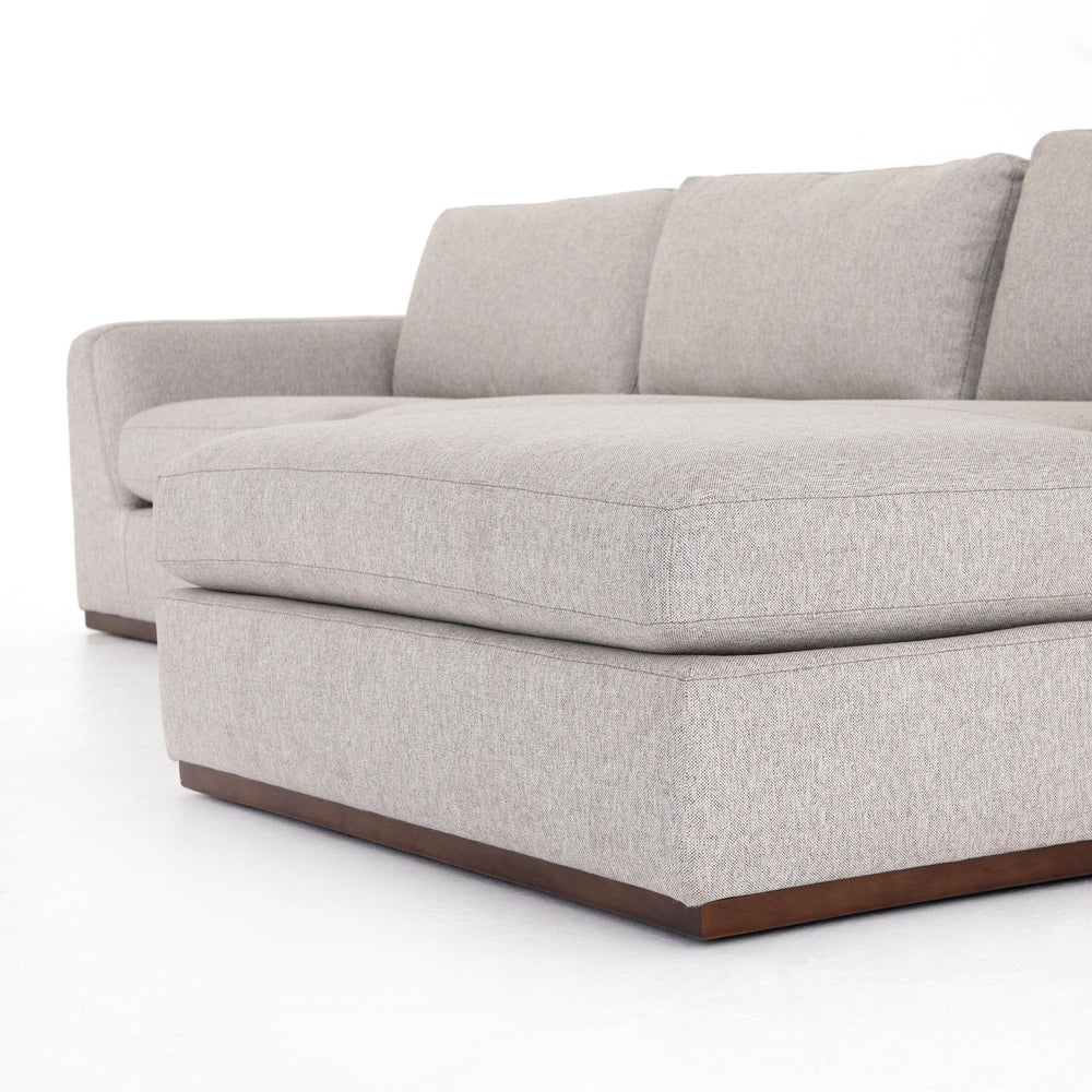 Colt 2 Pc Sectional Raf Chaise in Aldred Silver