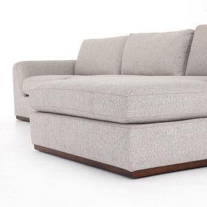 Colt 2 Pc Sectional Raf Chaise in Aldred Silver