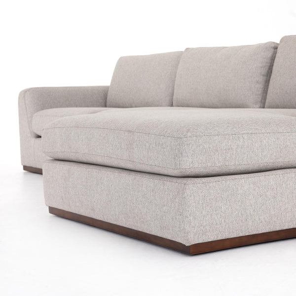 Colt 2 Pc Sectional Raf Chaise in Aldred Silver