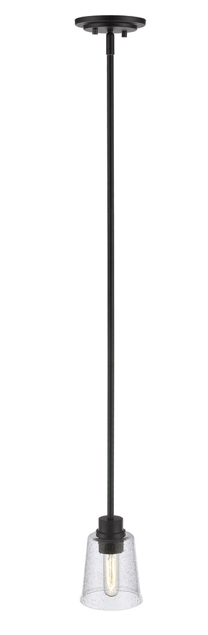 Bohin 1 Light Mini Pendant in Matte Black Finish