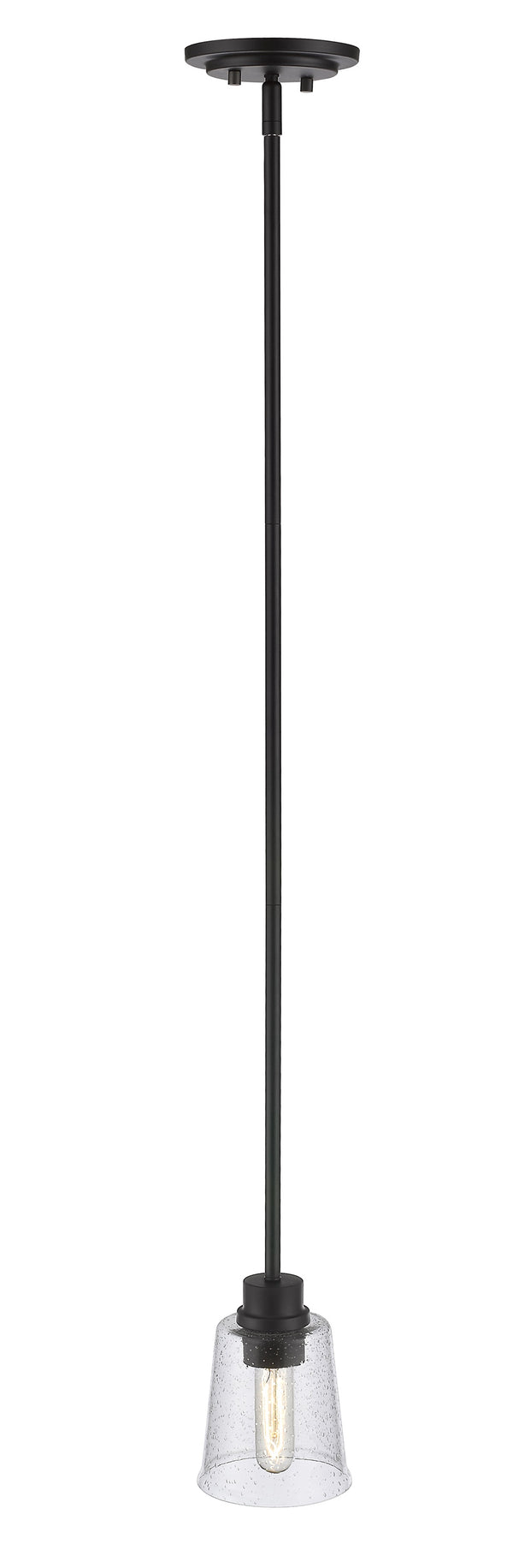 Bohin 1 Light Mini Pendant in Matte Black Finish