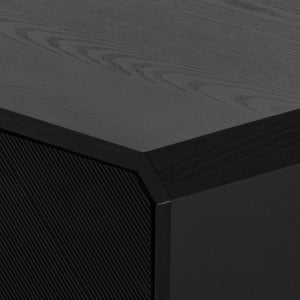 Caspian Sideboard In Black Ash Veneer