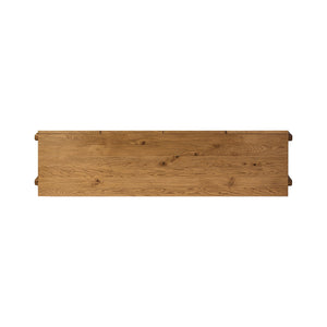 Bloomfield Media Console - Worn Oak Veneer