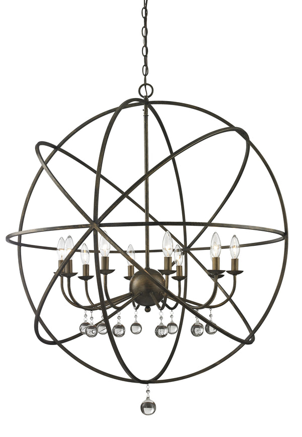 Acadia 10 Light Pendant in Golden Bronze Finish
