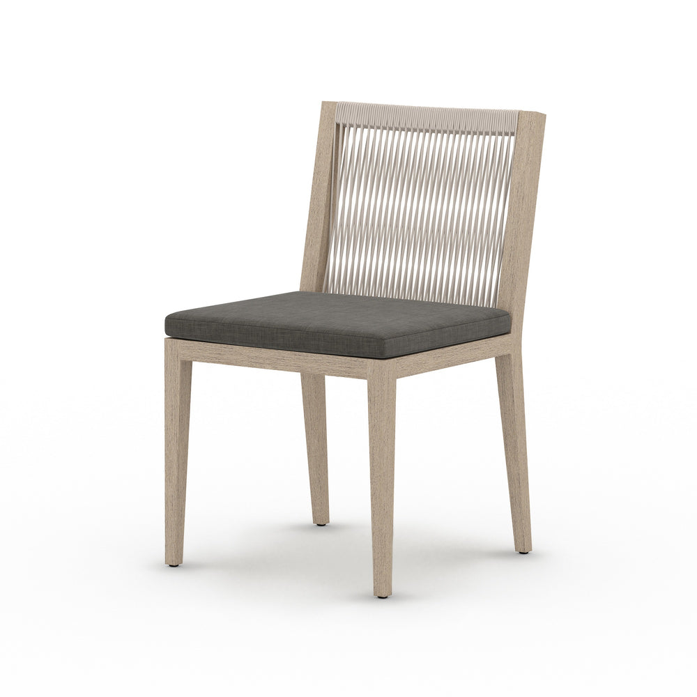 Sherwood Outdoor Dining Chair in Brown/Charcoal