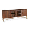 Cosmopolitan 78" Media Cabinet, Honey Brown