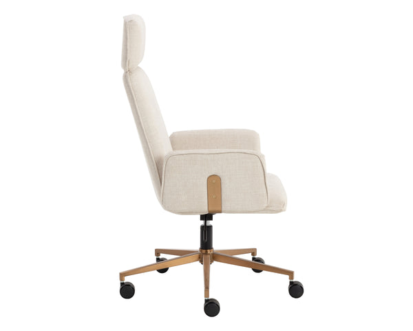 KALEV OFFICE CHAIR - CHACHA CREAM