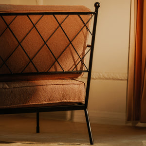 Vecchia Accent Chair Terracotta by Moe's