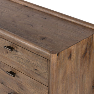 Glenview 9 Drawer Dresser In Weathered Oak