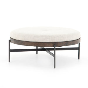 Edwyn Large Ottoman In Gibson Wheat