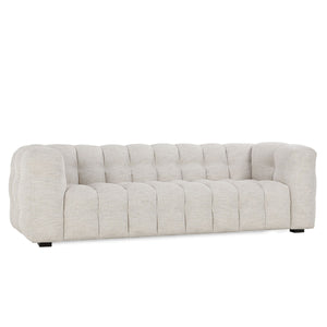 Walter Upholstered Sofa with Tufting in Beige