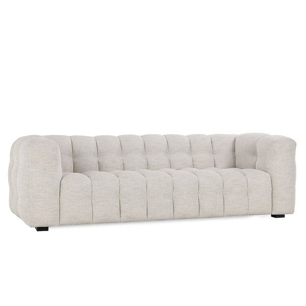 Walter Upholstered Sofa with Tufting in Beige