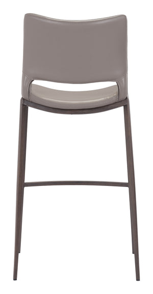 Ace Barstool (Set of 2) Brown & Walnut