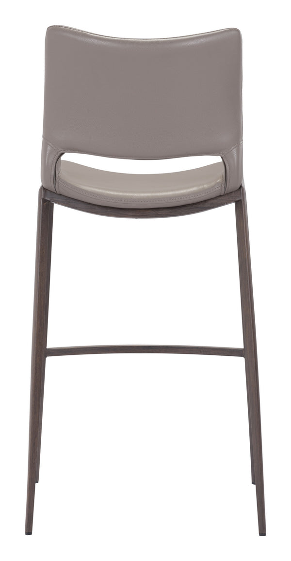 Ace Barstool (Set of 2) Brown & Walnut