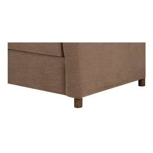 Moe's Finch Sofa in Soft Brown Linen Blend
