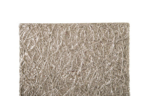 String Theory Pedestal, Silver Leaf, Small