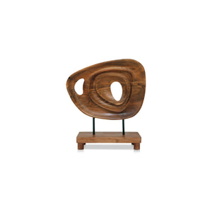Saddler Natural Acacia Sculpture