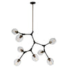 Organic JA14028VB Chandelier in Vintage Brass