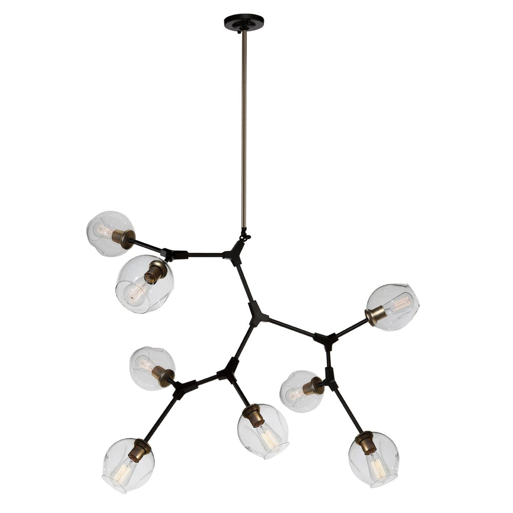 Organic JA14028VB Chandelier in Vintage Brass