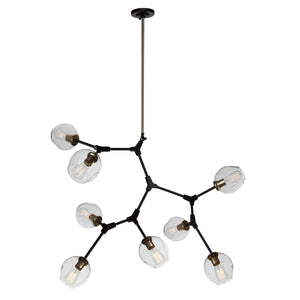 Organic JA14028VB Chandelier in Vintage Brass