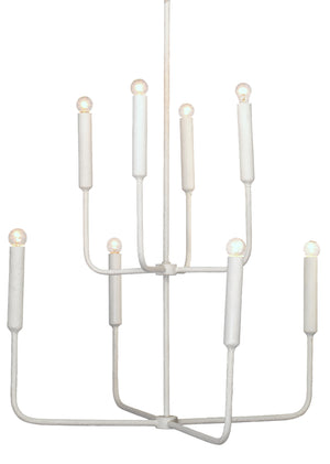 Mercer Two-Tier Gesso Chandelier