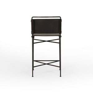 Wharton Counter Stool to Distressed Black