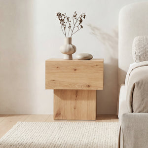 Moe's Shawn Nightstand in Natural Oak