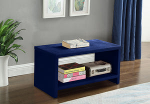 Diana Night Stand In Navy Velvet