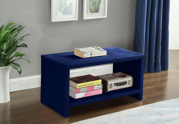 Diana Night Stand In Navy Velvet