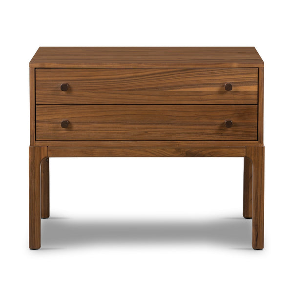 Arturo Nightstand - Natural Walnut Veneer