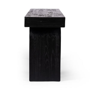 Keane Console Table In Black Elm