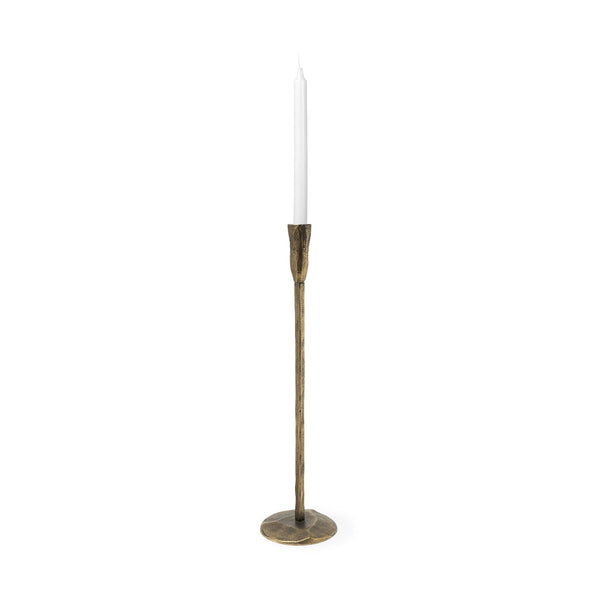 Levit (Large) Gold Table Candle Holder