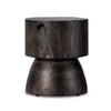 Tino End Table In Rubbed Black