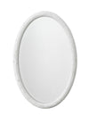 Ovation Oval Wall Mirror, White