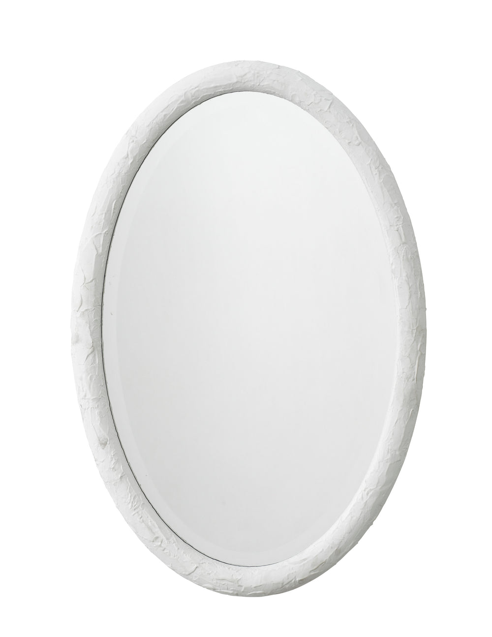 Ovation Oval Wall Mirror, White