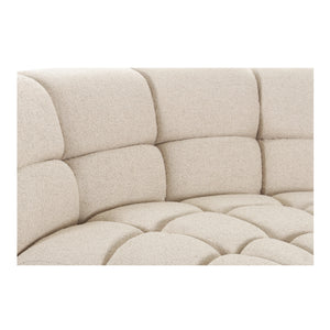 Moe's Roman L-Shaped Sectional in Beige