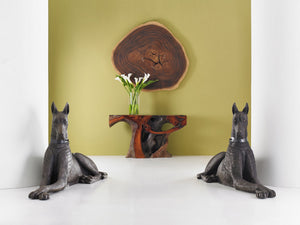 Great Dane Dog, Bronze, Left