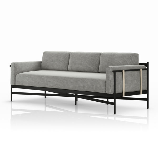 Hearst Outdoor Sofa 99" In Faye Ash