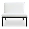 Moe's Salma Outdoor Accent Chair in White