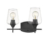 Joliet 2 Light Vanity in Matte Black Finish