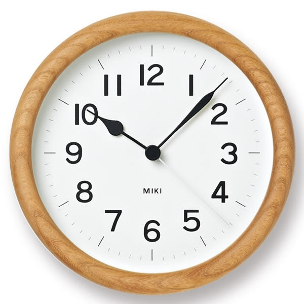 Miki Table Clock - Natural