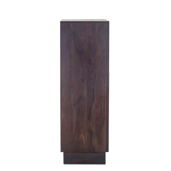 San Marino 34-Inch Acacia Wood Live Edge Dresser in Raw Walnut Finish