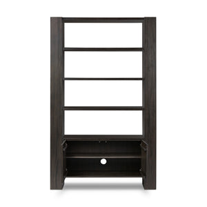 Fisher Bookcase - Smoked Black Veneer