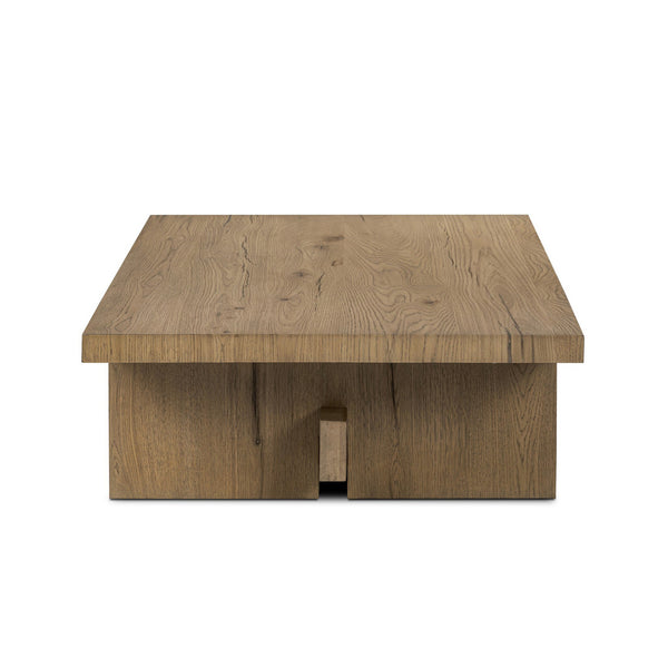 Isaac Coffee Table In Rubbed Light Oak Veneer
