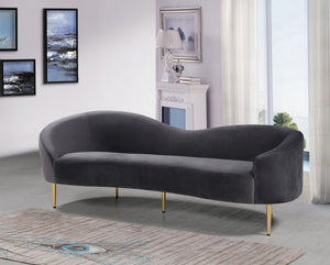 Bradford Sofa In Grey Velvet