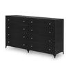 Belmont 8 Drawer Metal Dresser In Black