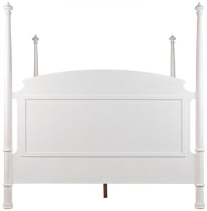 Eastern King New Douglas Mahogany Bed in White Washed Finish