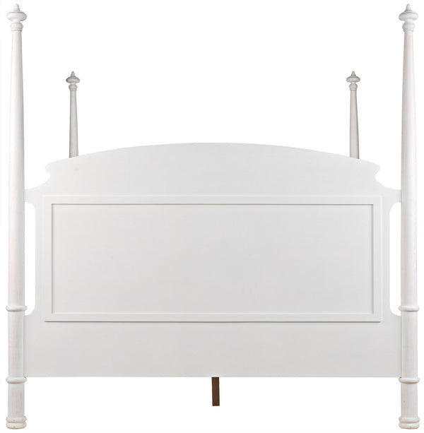 Eastern King New Douglas Mahogany Bed in White Washed Finish